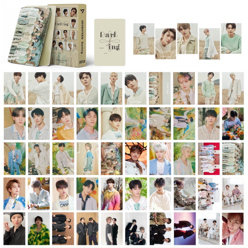 54pcs Kartu Pos Foto Lomo IU EXO