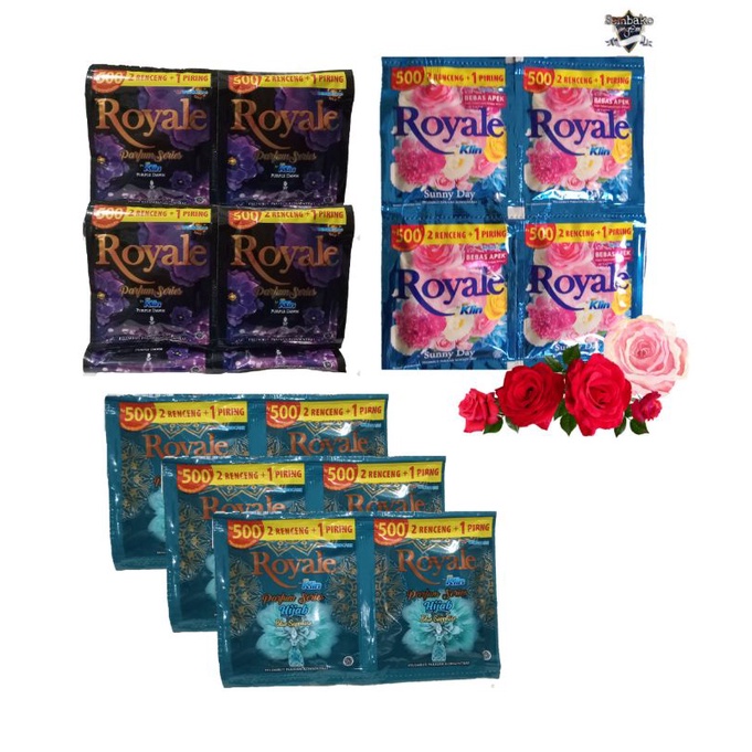 Soklin Royale 500 1 Renceng Isi 12 Sachet @ 13ml