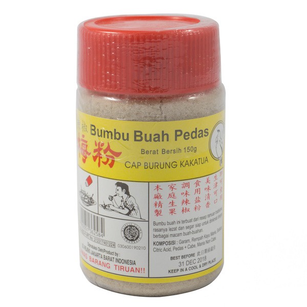 

CAP BURUNG KAKATUA Spicy Fruit Seasoning 150gr