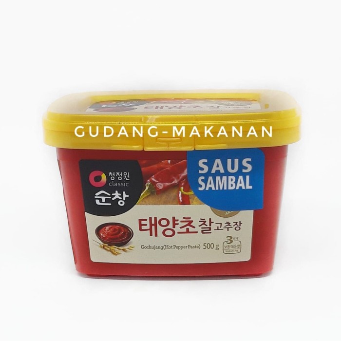 

Sunchang Gochujang- Cabe Pasta Korea- Hot Pepper Paste 500g - Standard