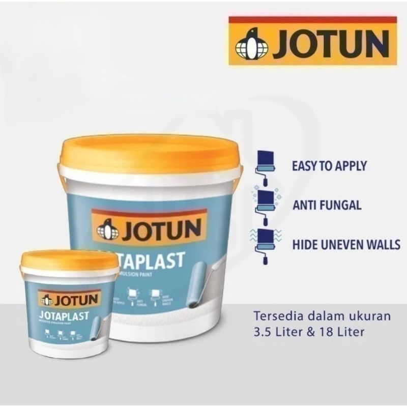 Jual Cat Tembok Interior Jotun Jotaplast White 35l Shopee Indonesia 9464