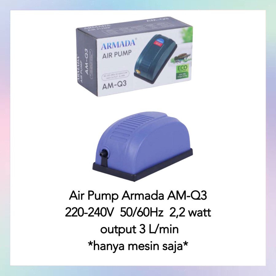 Aerator Aquarium Air Pump Mesin Gelembung Udara 1 Lubang