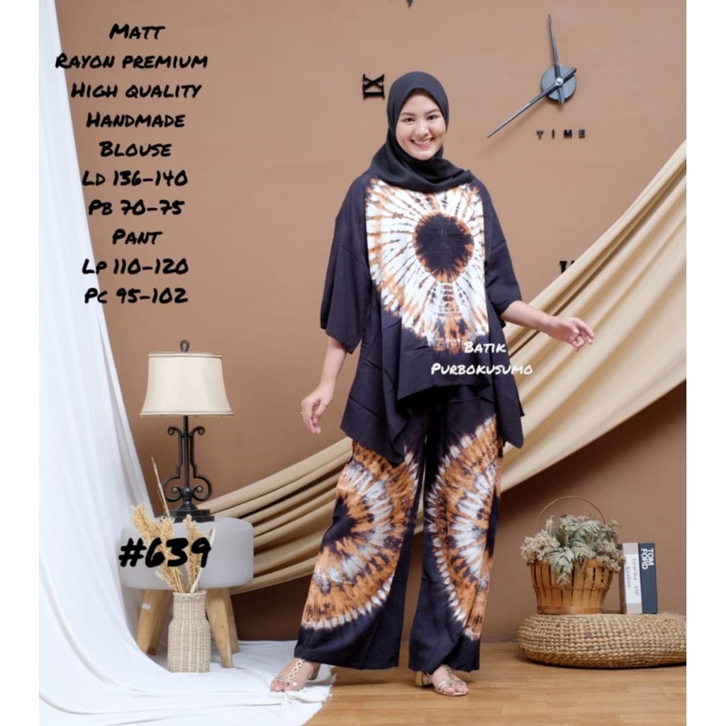 Stelan sibori purbokusumo#7 mat rayon jumbo