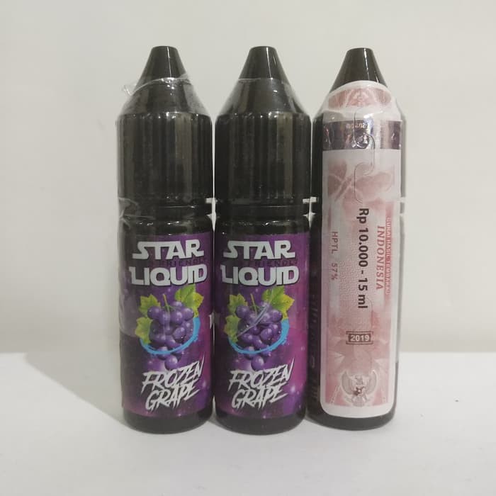 Star Liquid Frozen Grape Ice 15ml 15mg Pod Pods Saltnic Salt Nic