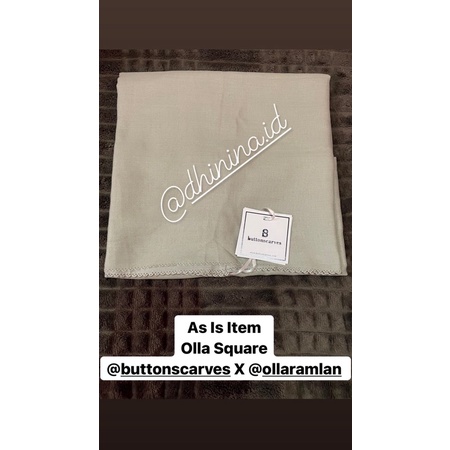 As Is Buttonscarves Olla Square