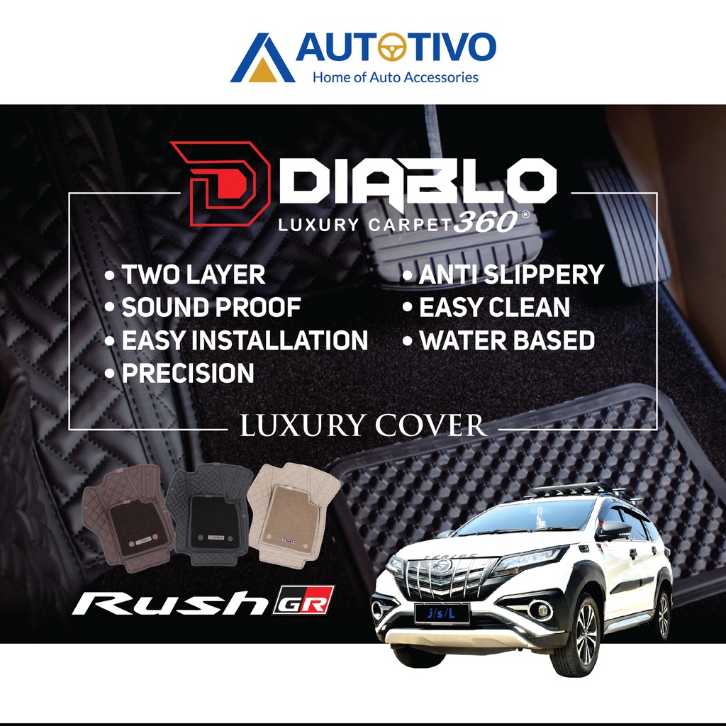 KARPET MOBIL 7D DIABLO 360 RUSH GR 2021
