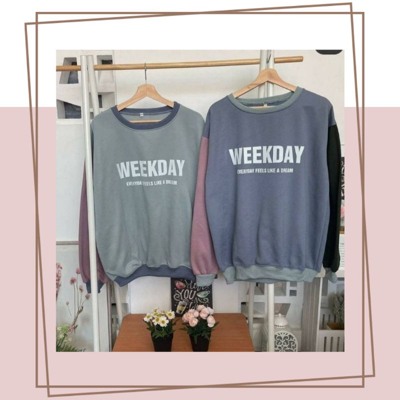 Weekday Sweater Wanita Jumbo - Sweater Wanita Oversize