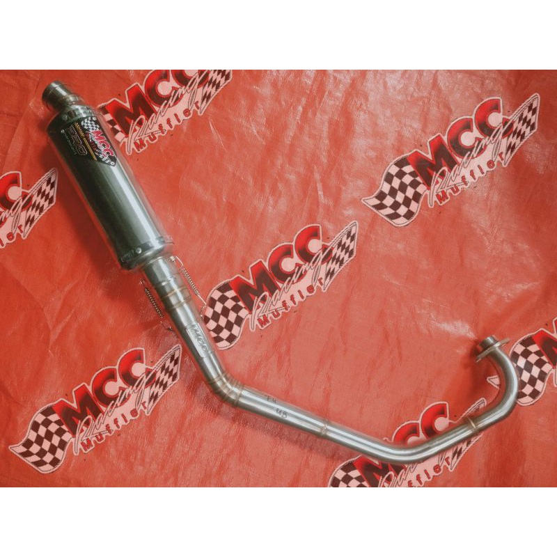 Knalpot Satria Fu Trioval MCC Racing Muffler