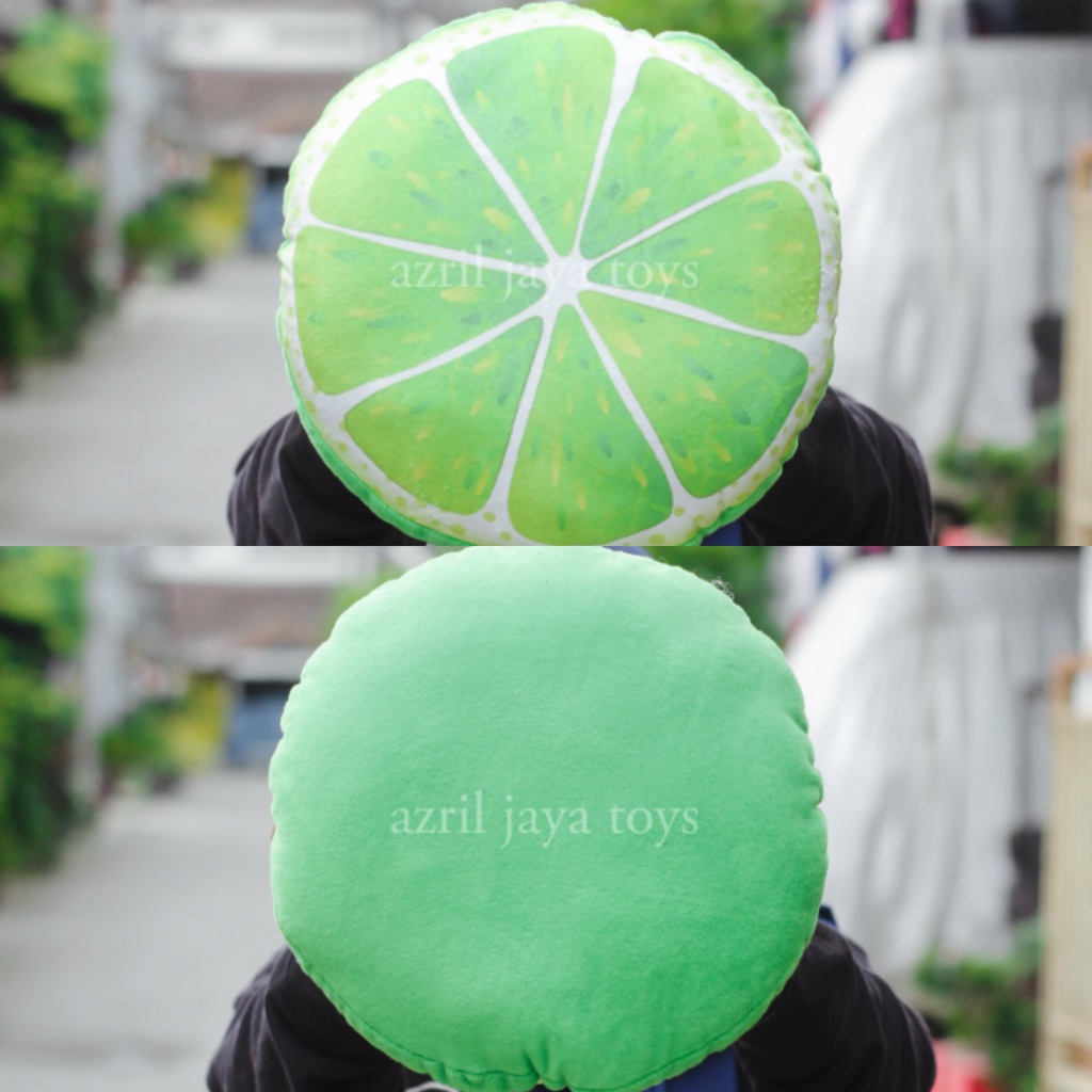 Bantal Sofa Motif Buah Segar/bantal unik