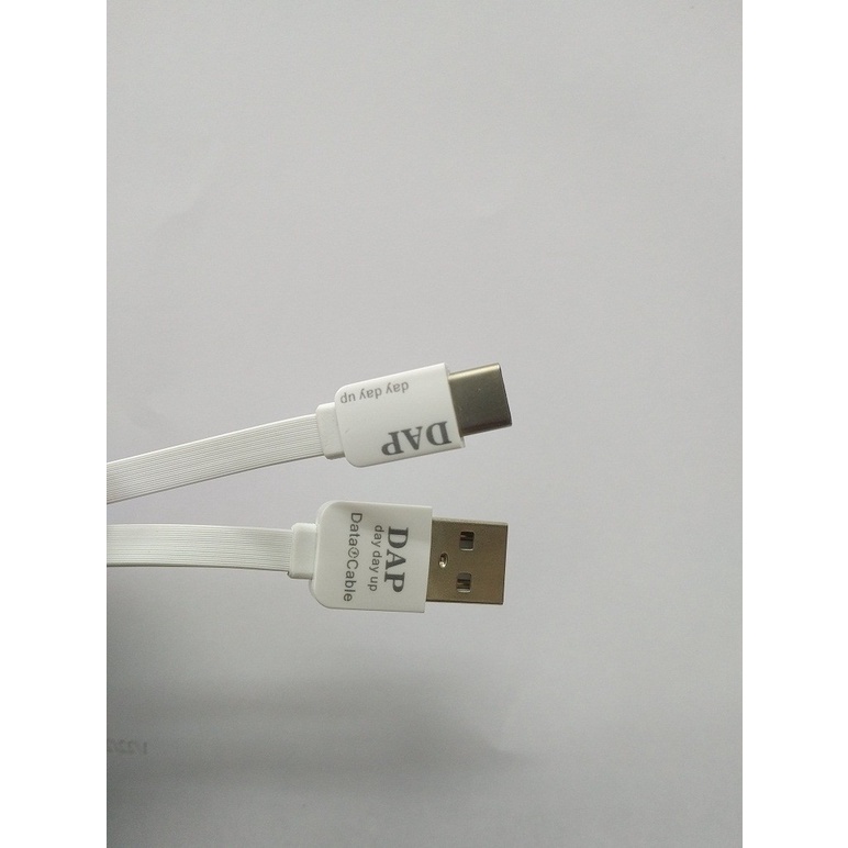 Kabel Data TYPE C fast Charging 2.4A DAP DT30 panjang 30 cm Kabel Data Type C Usb C