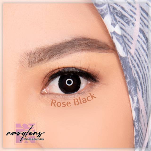 SOFTLENS NAVY ROSE 15 mm BY OMEGA EYECARE ( NORMAL )