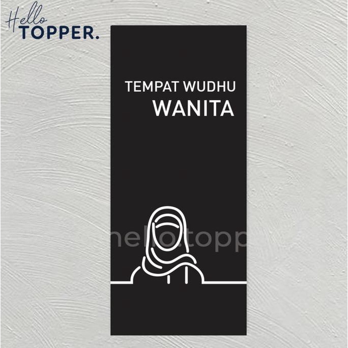 

Sign Label Akrilik Tempat Wudhu Wanita | Tempat Wudhu Acrylic Signage helloto99