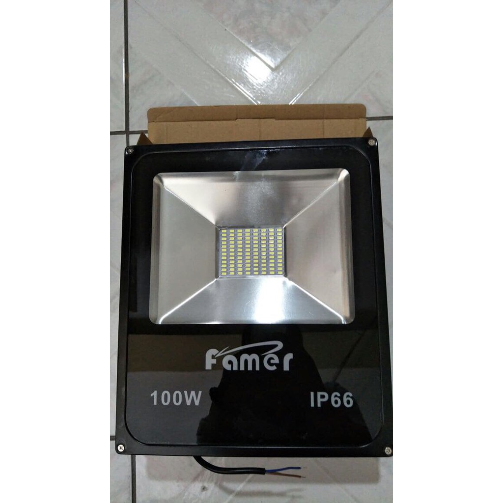 Famer Flood Light / Lampu Tembak / Kap Sorot LED SMD 100 Watt