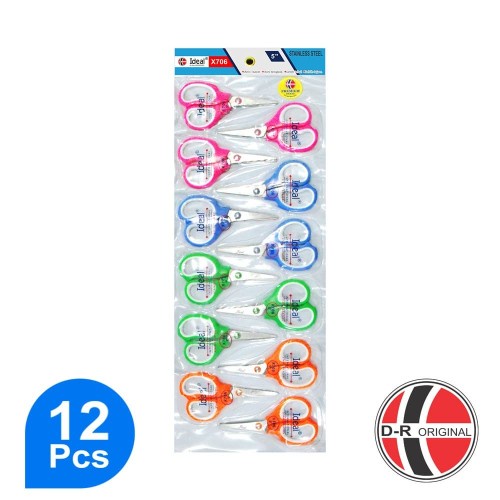 

IDEAL X706 Gunting Fancy Elegant 5" Stainless Steel (12 Pcs)