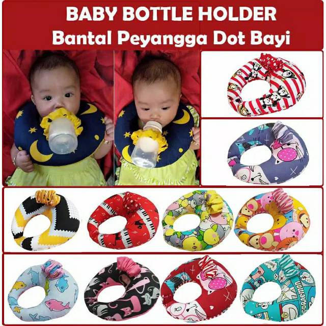 Bantal penyangga dot botol susu bayi baby bottle holder Makassar