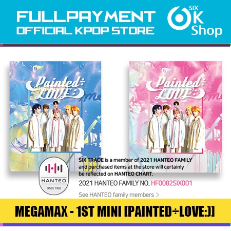 MEGAMAX - 1st Mini Album Painted÷LOVE:)