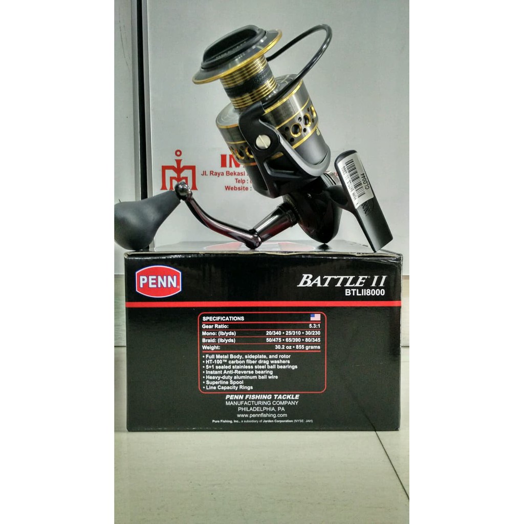 Dijual Reel PENN BATTLE II 8000  Limited