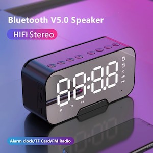 Speaker Bluetooth Wireless K-10 Digital Clock Wireless Speaker KIMISO K 10 K10 Musik Box