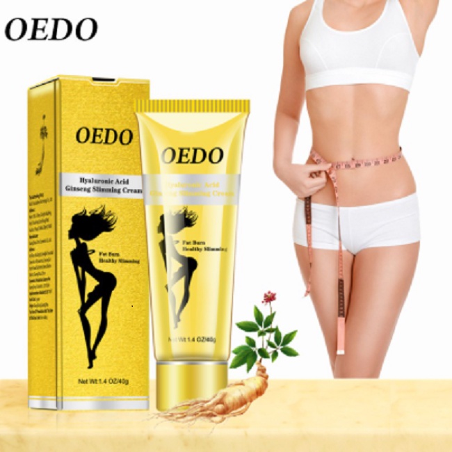 Cream Pelangsing Hyaluronic Acid Pembakar Lemak &amp; Ginseng 40g Oedo Slimming