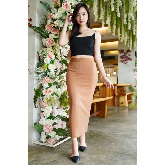 Maxi Slim Scuba Prime Skirt / Rok Slimfit / Rok Span / Rok Scuba Premium