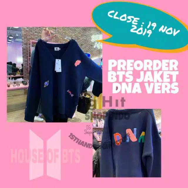 BTS CARDIGAN / JAKET DNA VERS | HOUSE OF BTS | CLOSE 18 NOV
