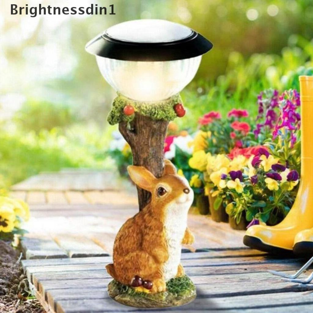 1 In 1 Ornamen Patung Tupai Kucing Anjing Tenaga Surya Untuk Taman