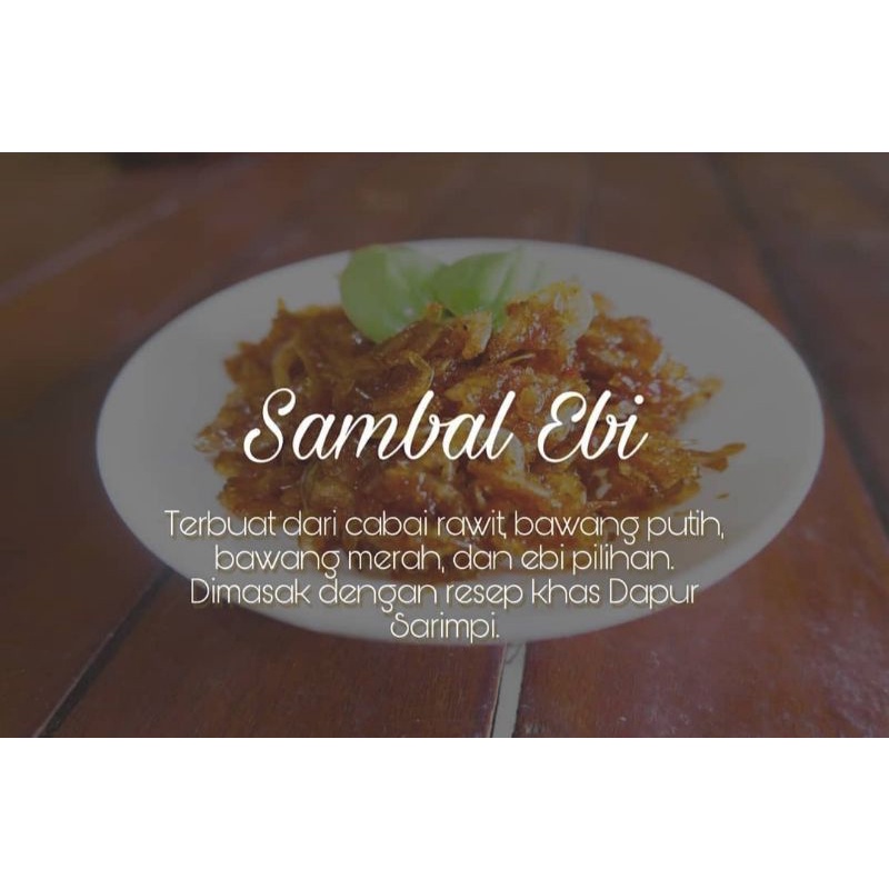 

Sambal Ebi