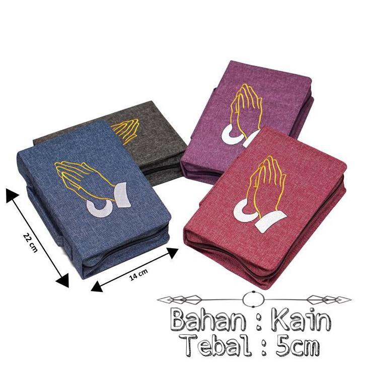 

DQP Sampul Alkitab + Tas Cover Sampul Kidung Jemaat Sedang Bahan Kain - Tangan Berdoa➻✯ (Model Terkini)Diskon ➻