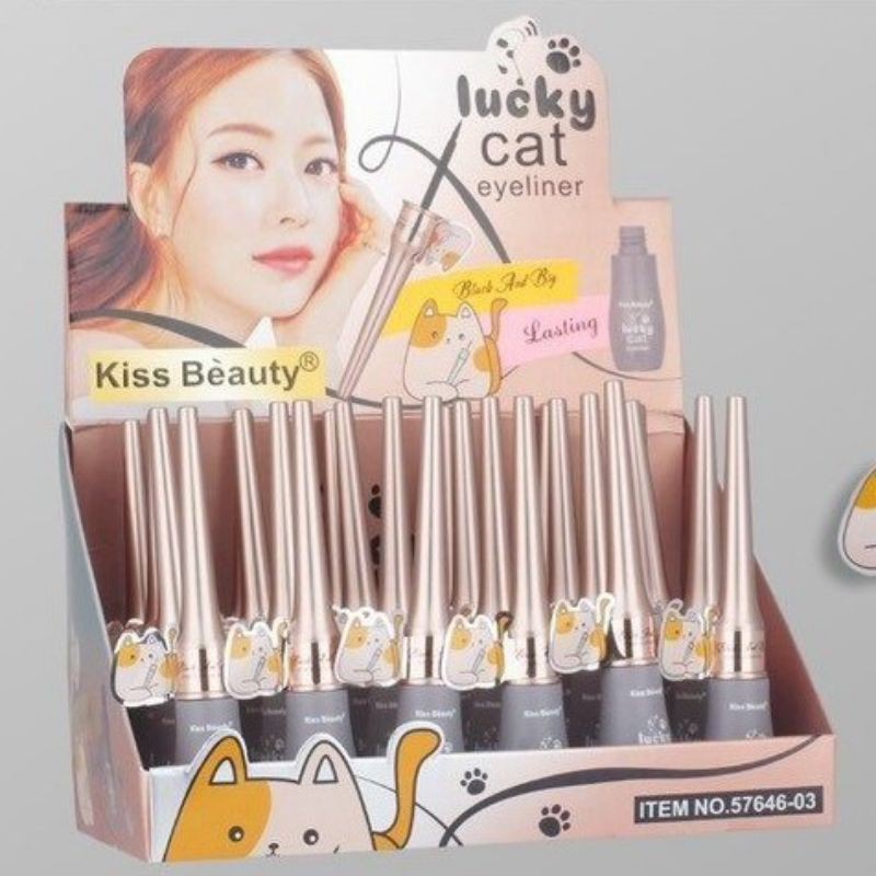 [Per Batang] Kiss Beauty Lucky Cat Eyeliner Waterproof