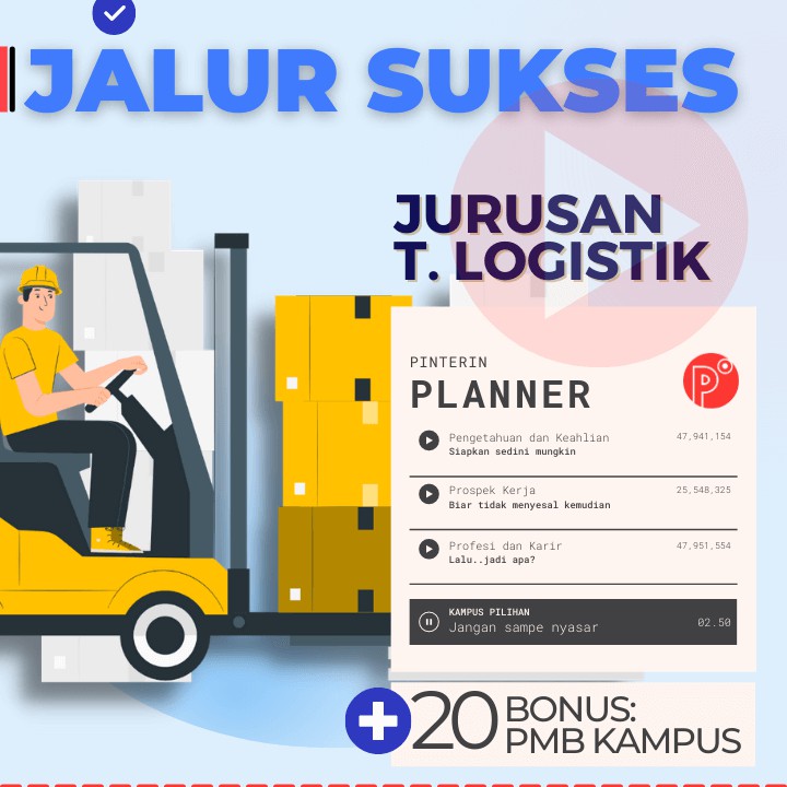 

Daily Planner Kuliah Jurusan Teknik Logistik | Test SNMPTN-SBMPTN-UTBK Weekly Binder Loose leaf B5