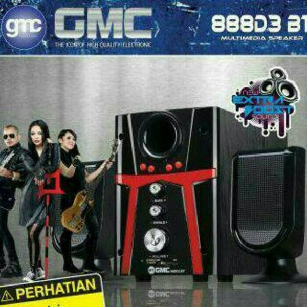 Terbaru Speaker Bluetooth GMC 888D3 BT - Extra Boost Edition Murah