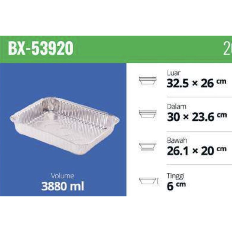 BX 53920 / Aluminium Tray