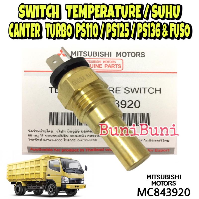 Switch Temperatur / Panas Mobil Truk Canter Turbo / L300 &amp; Kuda Diesel / Fuso PS190