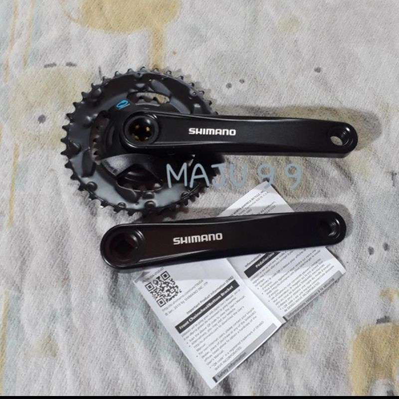 Crankset MTB Crank Set Gir Depan Shimano FC-M315 36/22T Double Chain Ring Simano