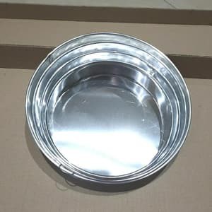 Cetakan Loyang kotak persegi bulat Kue Lapis Surabaya Bolu Gulung 1 set 1set 18 20 22 24 cm tinggi 6