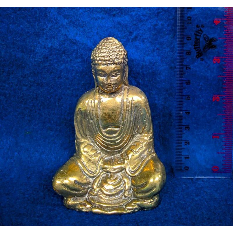 Patung Budha Kuningan Asli