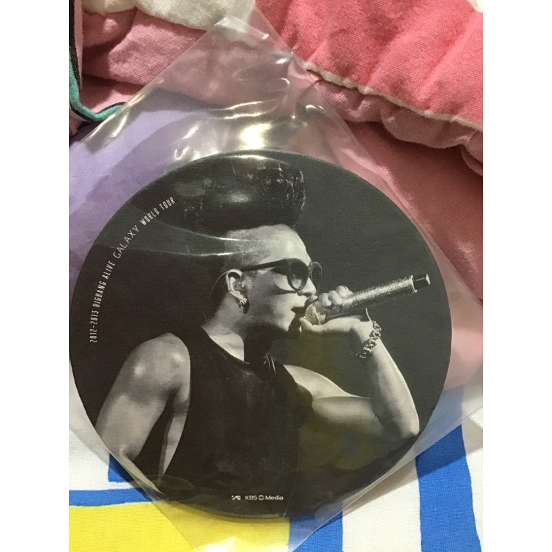 [SEALED] BIG BANG TAEYANG YG OFFICIAL ALIVE 2012-2013 TATAKAN GELAS IMPORTED