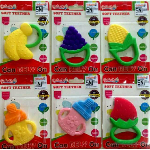 Silicon Teether Mainan  Gigitan Bayi  Sni Bpa Free