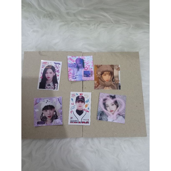 Sticker deco taeyeon , karina , wonyoung , winter
