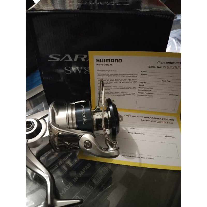 REEL PANCING SHIMANO SARAGOSA SW 8000HG