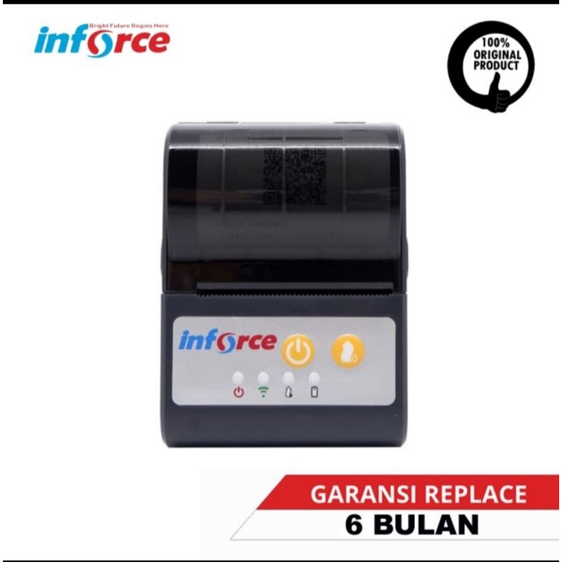 printer thermal portable inforce P58C include baterei