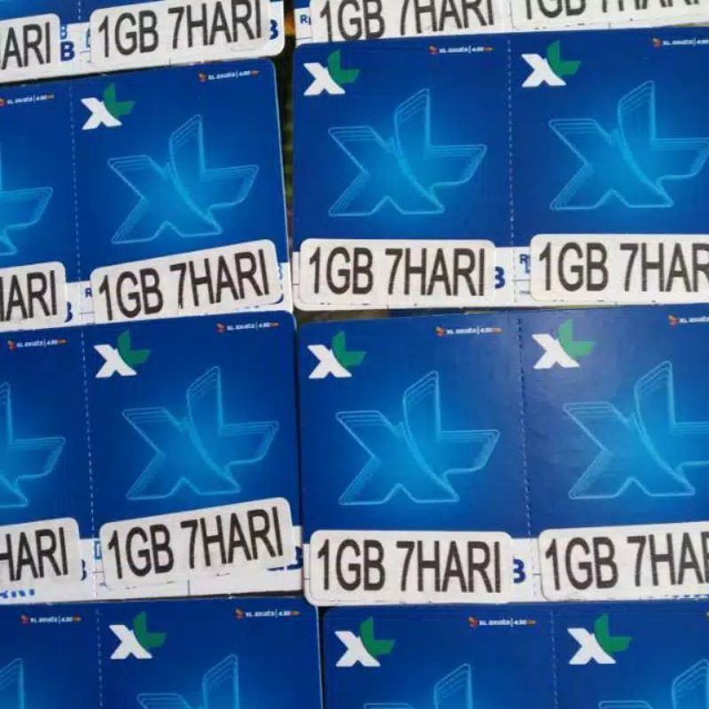 Voucher xl 1,5gb 7hari (hotrod)