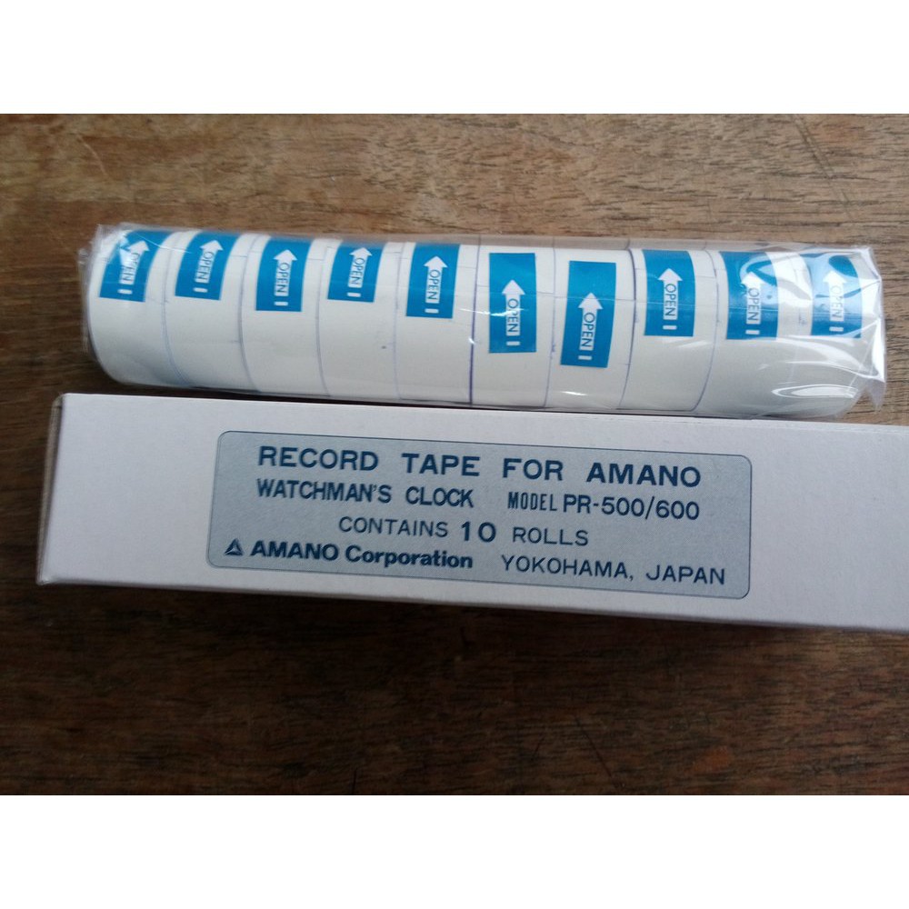 Paper Roll Grade 1 Amano PR-500/600 (isi 10 pcs )