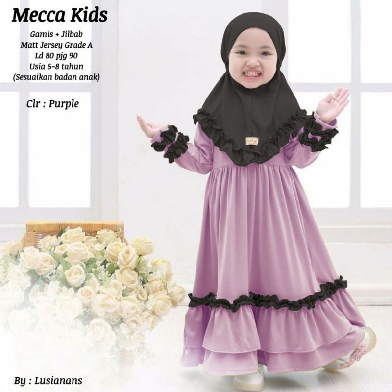 GAMIS ANAK MECCA KIDS BY LUSIANANS