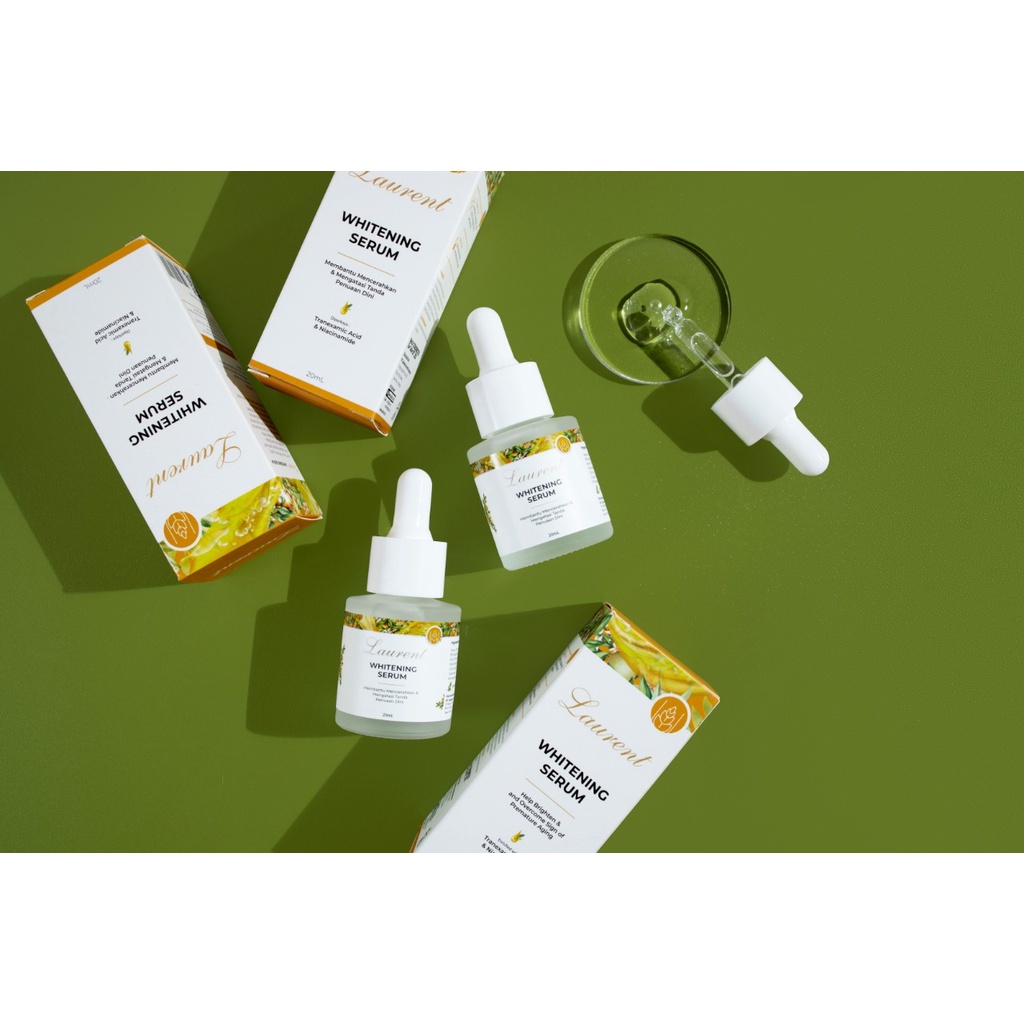 Serum Perawatan Wajah Anti Acne & Whitening Pelembab Kulit Alami Atasi Jerawat Cerah & Halus 20 ml |