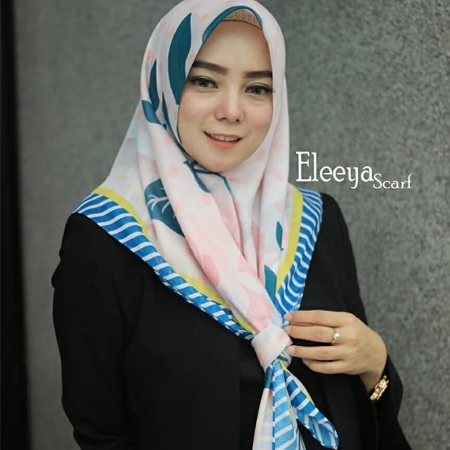 HIJAB SEGIEMPAT MOTIF PRINTING II Eleeya Scarf ELY 53