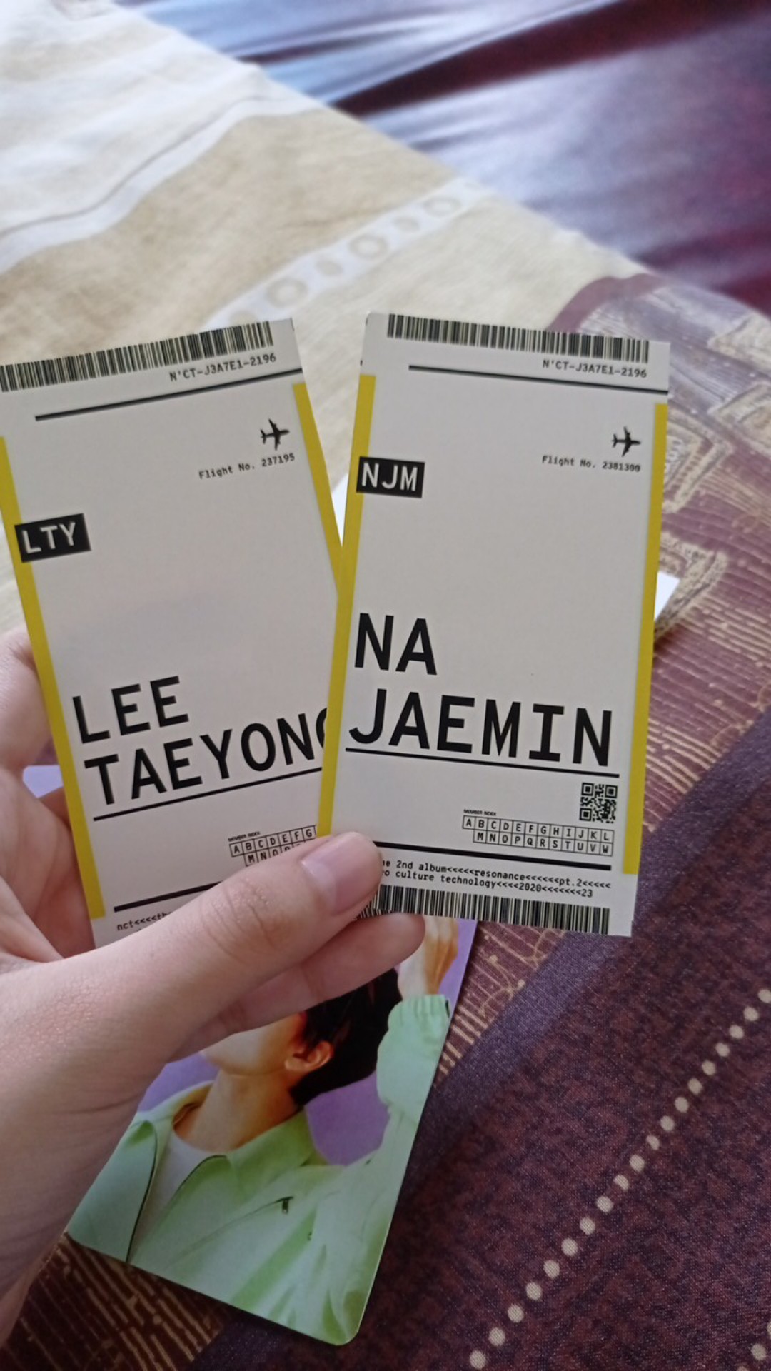 Boarding Pas Nct Ot 23 Murah