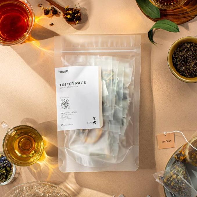 

[COD] NISSE TEA TESTER PACK - 1 Pouch Teh isi 4 varian [COD]
