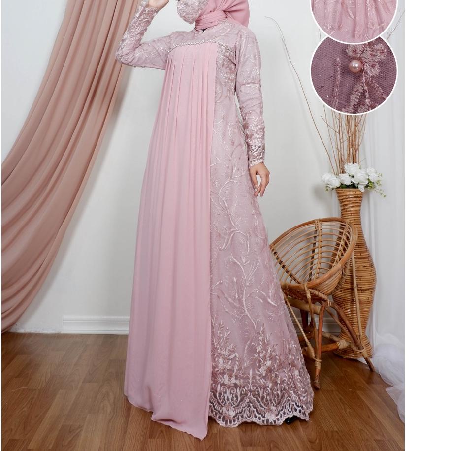 Model baru - Gamis Tile Tasya Gamis| Gamis Pesta| Gamis Kondangan| Gamis Tile| Gamis Brukat| Gamis B
