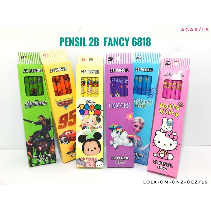 

Pensil 2b fancy karakter murah berkwalitas (jual perlusin)